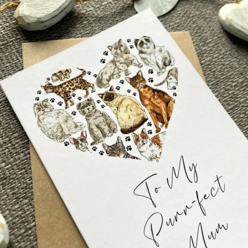 Purr-fect Mum Mother's Day Card