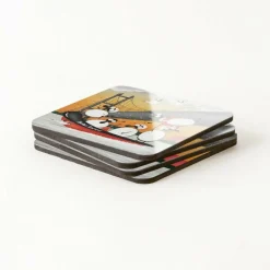 Quirky Flock Off | Coaster for Fun Gatherings | Art & Soul