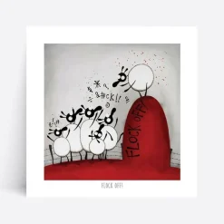 Quirky Flock Off | Sheep Print | Art & Soul
