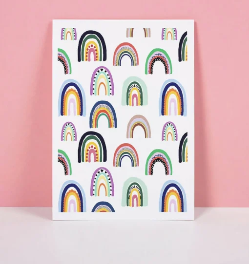 Rainbow Art Print A4