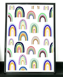 Rainbow Art Print A4