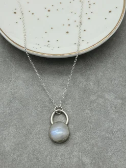 Rainbow Moonstone Pendant