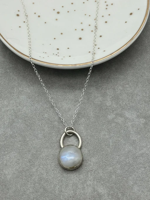 Rainbow Moonstone Pendant