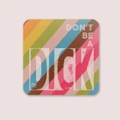 Rainbow Motto Coaster