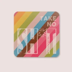 Rainbow Motto Coaster