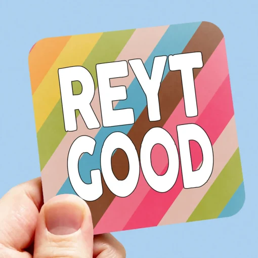 Rainbow Motto Coaster