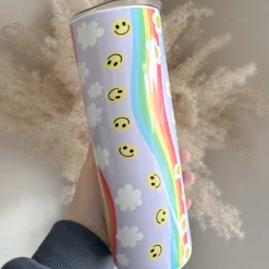 Rainbows and Happy Days 20oz Stainless Steel Tumbler