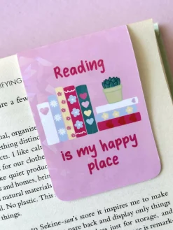 Reading Is My Happy Place Magnetic Bookmark