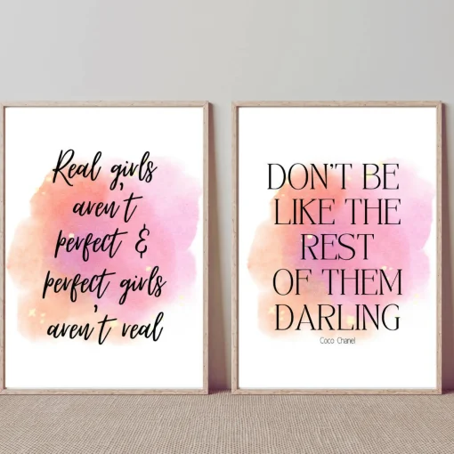 Real Girls Aren't Perfect Poster Duo