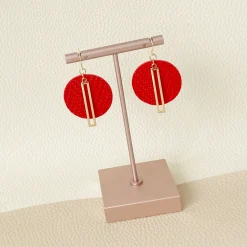 Red Lantern Earrings
