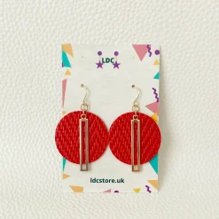 Red Lantern Earrings