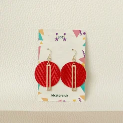 Red Lantern Earrings