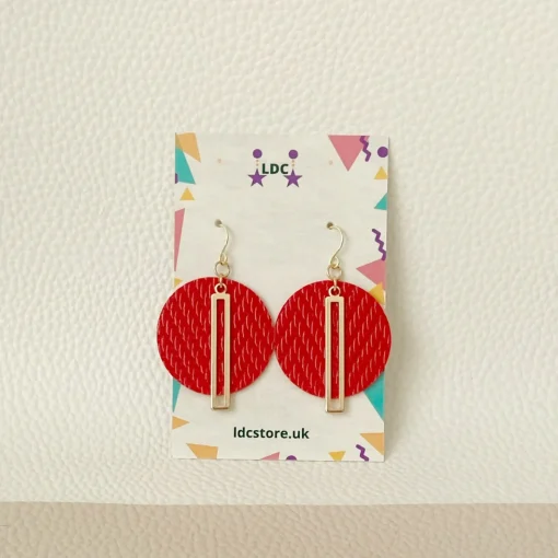 Red Lantern Earrings