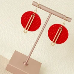 Red Lantern Earrings