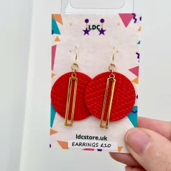 Red Lantern Earrings