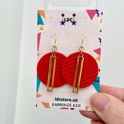 Red Lantern Earrings