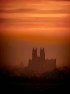 Red Skies at Beverley Minster