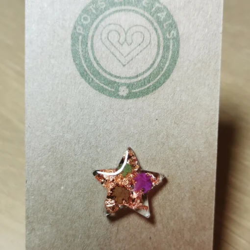 Resin Star Pin Badge