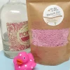 Rhubarb Gin Fizzing Bath Dust for a Luxurious Bath | Art & Soul