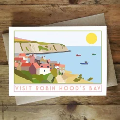 Robin Hoods Bay Greetings Card