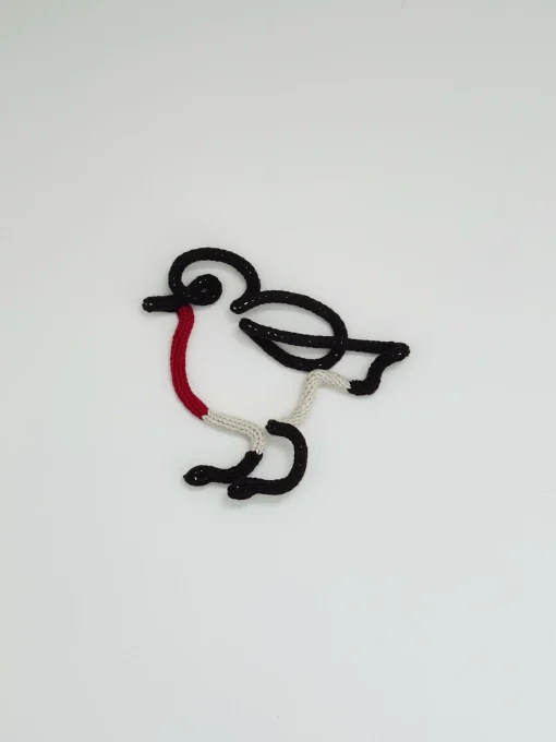 Robin Knitted Wire Art