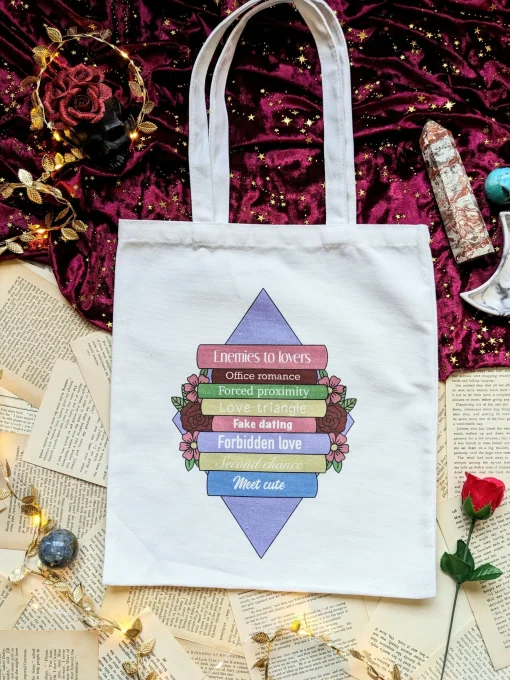 Romance Tropes Tote Bag