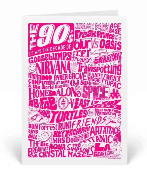 1990s Greeting Card | Nostalgic Design | Art & Soul
