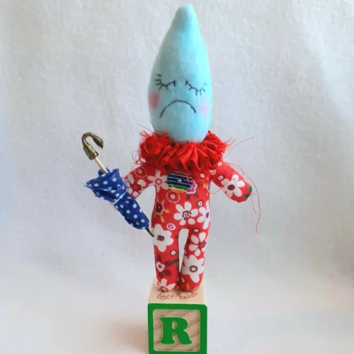 Sad Raindrop Ornament
