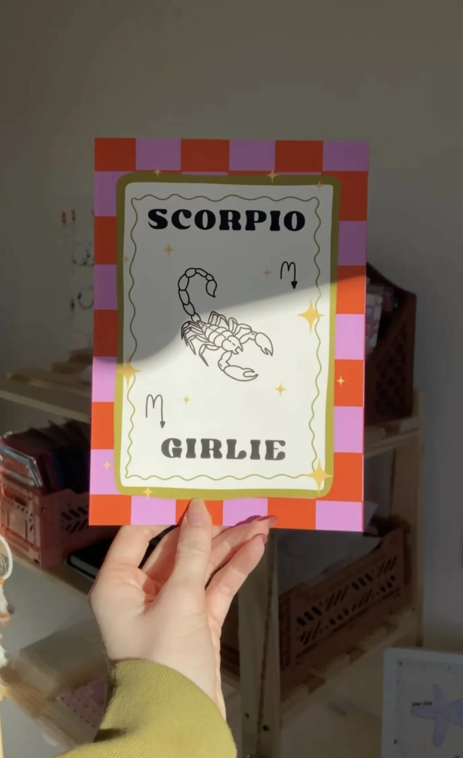 Scorpio Girlie Print A5
