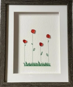 Sea Glass Field of Roses - Medium