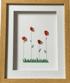 Sea Glass Field of Roses - Medium