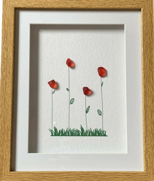 Sea Glass Field of Roses - Medium