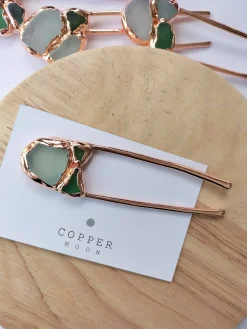 Seaglass Hair Pin