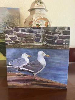 Seagulls Greetings Card