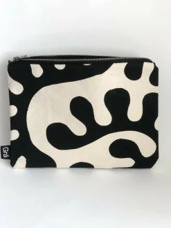 Seaweed Print Zip Pouch