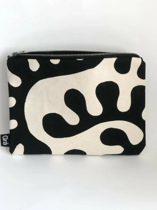 Seaweed Print Zip Pouch