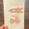 Set of 3 Bunny Hair Clips