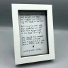 She Framed Poem