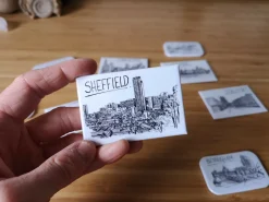 Sheffield Skyline Souvenir Magnet