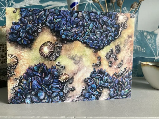 Shoreline Mosaic - Greetings Card