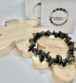 Shungite chip bracelet