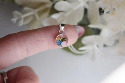 Silver Dinky Flower Necklace