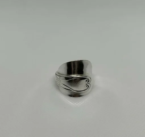 Simple Swirl Full Spoon Ring
