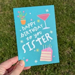 Sister Birthday Card