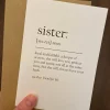 Sister Definition Card