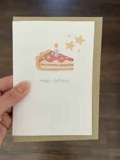 Slice of Birthday Cake Card