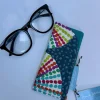 Slip in Glass Case - Vibrant Dots