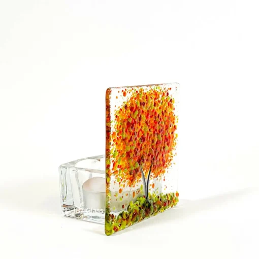 Small Autumn Tree Tea Light