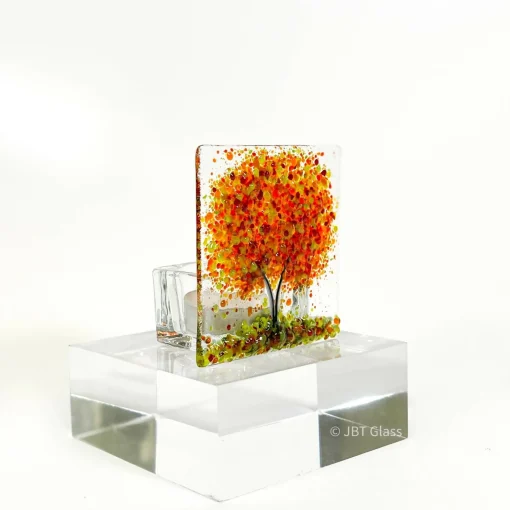 Small Autumn Tree Tea Light