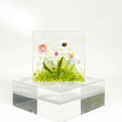 Small Pink Flower Tea Light